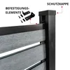Floordirekt WPC Sichtschutzzaun Elba 180x180 cm Anthrazit, Produktbild-Vorschau 5