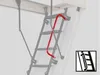 Kovové madlo pre podkrovné schody Oman 10x562 cm oceľ Náhľad obrázku produktu 1