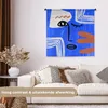 MuchoWow® Wandteppich Wandbehang Porträt - Blau - Abstrakt Produktbild-Vorschau 2