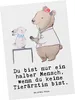 Mr. & Mrs. Panda Postkarte Tierärztin Herz - Weiß - Produktbild-Vorschau 1