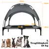 UISEBRT Hundebett mit Dach Sonnenschutz L 92x76x92cm Produktbild-Vorschau 2