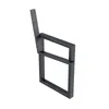 A black metal bench leg frame is shown against a white background. Náhled obrázku produktu