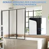 Jayseuw 120x140 cm Parete pieghevole per vasca da bagno con Anteprima dell’immagine prodotto 2