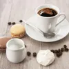 Weißes Milchkännchen aus Porzellan, Soße, MONA, 40 ml, Produktbild-Vorschau 2