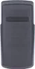 The back of a black Texas Instruments calculator case. Voir les images du produit