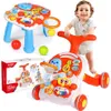 Lauflernwagen 2-in-1 Baby Gehfrei mit Aktivitätstisch & Produktbild-Vorschau 1