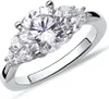 925er Silber Verlobungsring mit Zirkonia von JEWLIX Produktbild-Vorschau 1