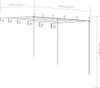 vidaXL Garten-Pergola Antik-Braun 6x3x2,5 m Eisen Produktbild-Vorschau 10