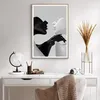 Gerahmtes Poster - Rahmen in heller Eiche - Schwarz Weiß Produktbild-Vorschau 6