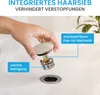 Bächlein Universal Ablaufgarnitur mit Überlauf (Keramik) - Produktbild-Vorschau 3