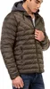 Red Bridge Herren Jacke Steppjacke mit Kapuze Khaki L Produktbild-Vorschau 2