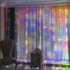 LED Lichterkette Lichtervorhang Innen 3X3m, LED Vorhang USB Produktbild-Vorschau 6