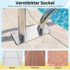COSTWAY Pool Handlauf 82,5x5cm, Einstiegshilfe 304 Produktbild-Vorschau 6