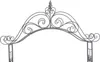 Rosenbogen mit Tor Pforte 131872 aus Metall Gartentor Produktbild-Vorschau 9
