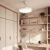 Deckenventilator mit Licht Lautlos DC einziehbare Flügel Produktbild-Vorschau 2