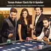 COSTWAY Pokertisch klappbar für 8 Spieler, Spieltisch mit Produktbild-Vorschau 4