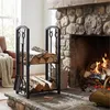 Stojan na dřevo s krbovým nářadím RD8783 Náhled obrázku produktu 2
