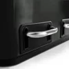 Close-up of the pedals of a black trash can. Produktbild-Vorschau