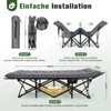 Sekey Tragbares Feldbett mit Matratze, Feldbett Klappbett Produktbild-Vorschau 2