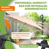 KESSER® Sonnenschirm Ampelschirm SUN XL 300 x 300 cm Inkl. Produktbild-Vorschau 5