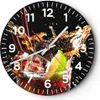 Wanduhr - Rund - Glasuhr - Trinken saft cocktail nachtisch Produktbild-Vorschau 1