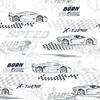 Sanders & Sanders papel pintado coches de carreras blanco y Vista previa de la imagen del producto 6