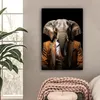 MuchoWow® - Leinwandbilder - Elefant - Porträt - Tier, Produktbild-Vorschau 2