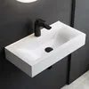 Mai & Mai Waschbecken Hängewaschbecken aus Keramik in weiß Produktbild-Vorschau 2