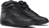 A pair of black high-top Reebok sneakers. Produktbild-Vorschau