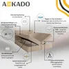 A diagram illustrating the features of a boxspring bed. Produktbild-Vorschau
