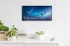 Leinwand Wanduhr Wandkunst Uhr Quarz 60x30 Junge der auf Produktbild-Vorschau 3