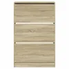 vidaXL Scarpiera rovere Sonoma 80x21x125,5 cm Materiale a Anteprima dell’immagine prodotto 4