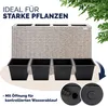 CASARIA® Blumenkasten 4 Innentöpfe Polyrattan Herausnehmbar Produktbild-Vorschau 5