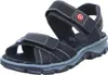 Rieker Damen Echtleder Sandalette schwarz, Damen:38 EU Produktbild-Vorschau 78