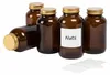 Barattoli marroni Relaxdays, set da 5, 250 ml, con Anteprima dell’immagine prodotto 7