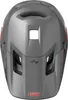 The back view of a gray and red full-face mountain bike helmet. Anteprima dell’immagine prodotto
