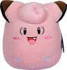 A plush toy of the Pokemon character Clefairy is shown against a white background. Voir les images du produit