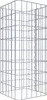 Gabionensäule eckig 32  cm x 32  cm, 80 cm Höhe, MW 5 cm x Produktbild-Vorschau 6