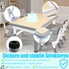 ACXIN Table pour enfants avec 4 chaises Set, plastique Set Voir les images du produit 3