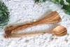 Küchen-2er-Set Olivenholz – Kochlöffel & Pfannenwender ohne Produktbild-Vorschau 1