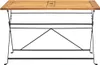 vidaXL Table de jardin pliante 120x70x74 cm en bois massif Voir les images du produit 1