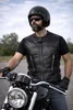 PAULGOS gilet in pelle biker cowl club waistcoat chopper Anteprima dell’immagine prodotto 11