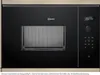 A black Neff microwave with a silver door and digital display. Náhľad obrázku produktu