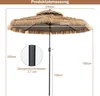 GOPLUS Ø 270 cm Strohschirm, Hawaii Sonnenschirm mit Produktbild-Vorschau 5