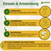 An instructional graphic showing how to use nematodes to combat garden pests. Produktbild-Vorschau