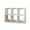 Bücherregal weiß 6 Bücherregale offener Loftschrank modern Produktbild-Vorschau 3