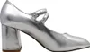 Scarpe con tacco metallizzate Post Xchange Silber in taglia Anteprima dell’immagine prodotto 4