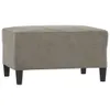 vidaXL Podnóżek jasnoszary 70x55x41 cm aksamitny Podgląd zdjęcia produktu 1