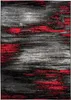 A close-up, abstract view of a rug with a distressed, textured pattern. Anteprima dell’immagine prodotto