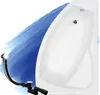 Badewanne Eckbadewanne 130x85 Rechts, Ablaufgarnitur & Produktbild-Vorschau 4